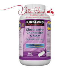 Viên uống ngăn ngừa thoái hóa khớp - Glucosamine Chondroitin MSM 500/400/400mg - 300 viên