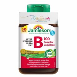 Viên uống vitamin B tổng hợp Jamieson - B100 complex - 240 viên- Order