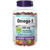 Dầu cá đỏ Omega 3 with CoQ10 - Webber Naturals - 900mg - 80 viên