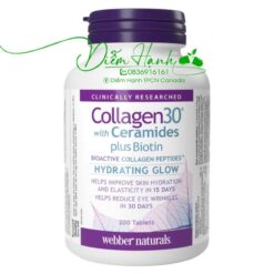 Collagen 30 + Biotin + Ceramide - webber naturals - 200 viên