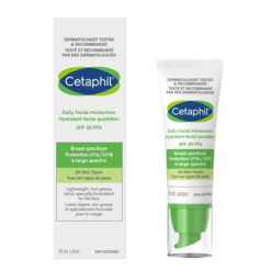 Kem chống nắng Cetaphil dưỡng ban ngày SPF 50 - hàng nội địa Canada - tuýp 50ml