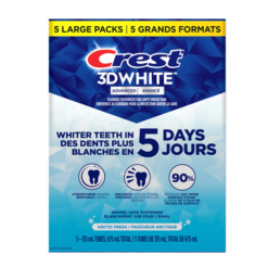 Kem đánh răng Crest 3D advanced tripple whitening 4in1 -  5*135ml