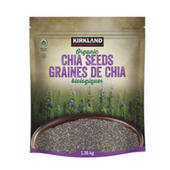 Chia Seeds Organic - hạt chia organic Kirkland - 1.36kg
