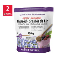 Hạt lanh xay lạnh Canada - được chứng nhận hữu cơ - Flaxseed 900gram