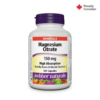 Viên uống bổ sung Magie Citrate - Webber naturals Magnesium Citrate 150mg - hộp 120 viên