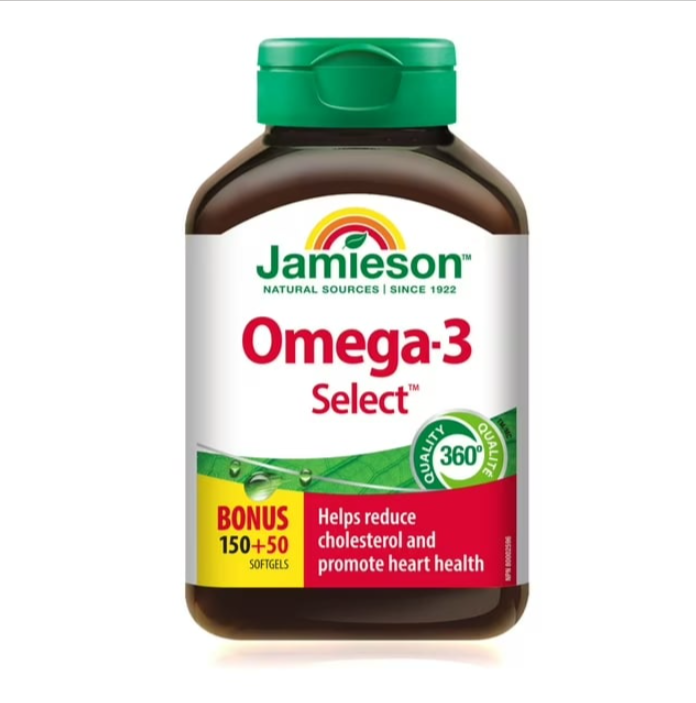Viên uống bổ sung Omega 3 Select Jamieson 1000mg - hộp 200 viên